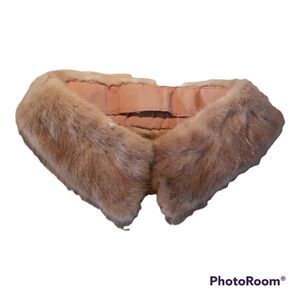 𝅺vintage blonde mink collar